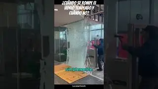 &iquest;Cu&aacute;ndo se rompe el vidrio templado y cu&aacute;ndo no? #arquitectura #epoxy #interiordesign #home #work