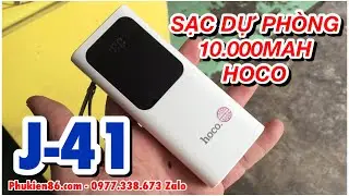 B&igrave;nh Dương - B&aacute;n pin sạc dự ph&ograve;ng Hoco J41 10.000mAh c&oacute; m&agrave;n h&igrave;nh b&aacute;o phần trăm pin