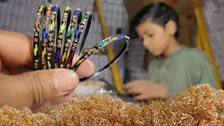 Inside the Massive Factory Making Millions of Colorful Metal Bangles