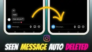 Auto Delete Seen Messages on Instagram | Use Vanish Mode On Instagram