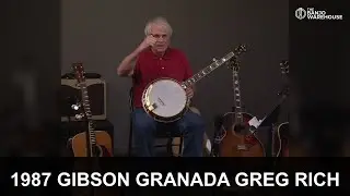 1987 Gibson Granada Banjo GREG RICH ERA with Geoff Hohwald Banjo Warehouse