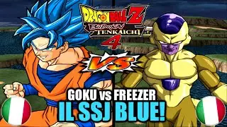GOKU si TRASFORMA in SSJ BLUE vs GOLDEN FREEZER in ITALIANO DBZ Budokai Tenkaichi 3 #10 Gameplay ITA