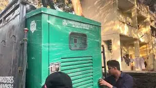 Silent diesel generator sold out and loading for customer door delivery 