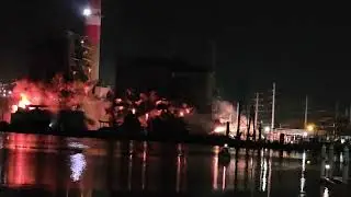 Bridgeport, CT Harbor Power Station Implosion 4k60fps