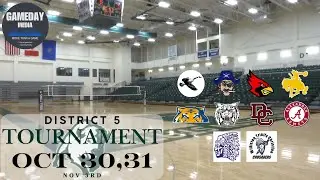 (10-30-25)🏐LIVE ND High School Volleyball:🔷DAY 2: District 5 Volleyball Quarterfinal Round🔷🏐