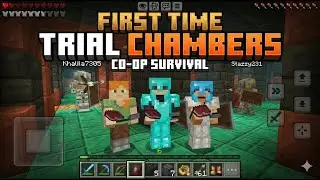 WE FOUND IT! Our FIRST EVER Trial Chamber in Minecraft! (Beginners)