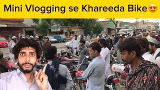 Youtube ke paisoo se khareeda Bike | Youtube mini vlogining se kitna kamata Ho? _ Mini vlog