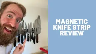 Simple/Easy to Install Magnetic Knife Strip!
