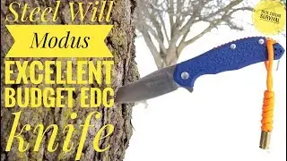 Steel Will Modus knife review 2018. Great edc knife