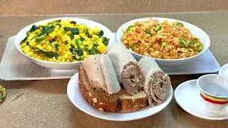 የፃም ቁርስ እንቁላል ለምኔ vegan breakfast ቀላል የ ቶፉ አሰራር ለቁርስ tofu Aserare @eskutitube