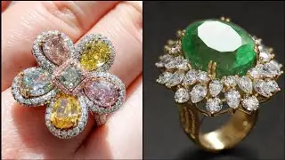 Outstanding and extremely beautiful multicolor stone rings design❤️❤️