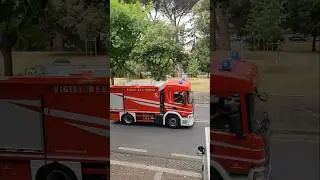 #Vigili del #Fuoco #AutoBottePompa in #sirena a #Roma! #firefighter #firefighters #brandweer