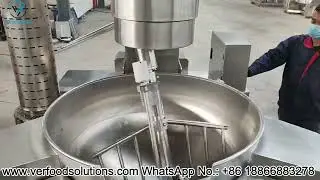 Fuel Diesel Burner Automatic Planetary Cooking Mixer Machine Rotation Test And Open Flame Demo Video
