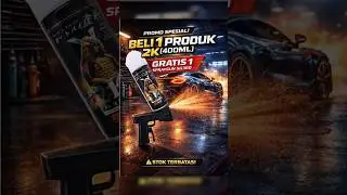 Beli Samurai Paint 2K 400ml gratis AERO GUN 🔥Pemula jadi lebih nyaman, hasil makin rapi #shorts #fyp