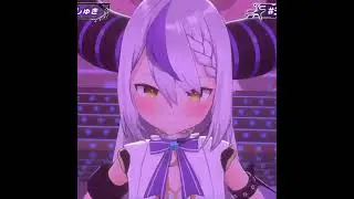 blushing Laplus (Idol version) [ホロライブGIF/ラプラス・ダークネス]