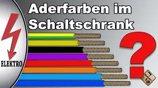 Farbige Kennzeichnung von Kabeln - DIN VDE 0113 - Aderfarben im Schaltschrank