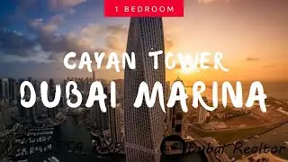 Video tour of 1 bedroom apartment in Cayan Tower Dubai Marina