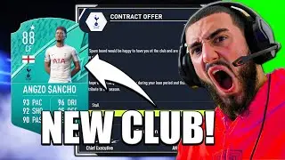 ANGZO SANCHO SIGNS TO SPURS FOR &pound;200 MILLION!🔥-  FIFA 22 PLAYER Career Mode #34