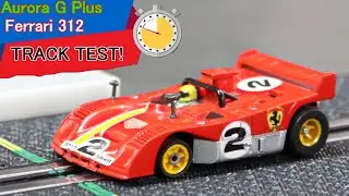 Aurora AFX Super G Plus Ferrari 312 PB Slot car TRACK TEST!