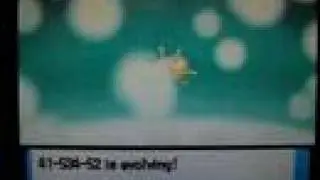 Shiny Wurmple evolves into Shiny Silcoon pokeradar chaining
