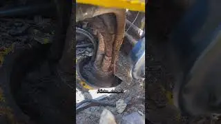 Swing bearing changing