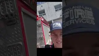 pumper 3 start up with horn demo from interior and exterior perspective