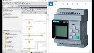 PLC LOGO - CONTADOR DE HORAS Y TEXTOS DE AVISO