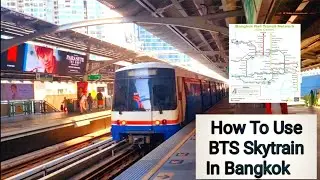 Skytrain  The Best Local Transportation In Bangkok  ( HINDI)/ HowTo Use Skytrain In Bangkok