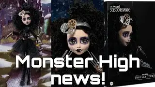 MONSTER HIGH NEWS! Skullector Edward Scissorhands doll revealed! Release date + price info!