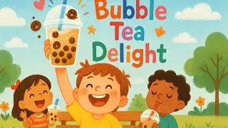 Bubble Tea Delight | Fun English Food Song for Kids About Boba, Taste & Tactile Joy