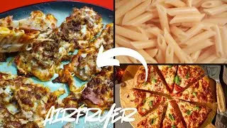 ✨CENA RÁPIDA EN FREIDORA DE AIRE ✨ Receta de aprovechamiento que va a encantar a los niños 