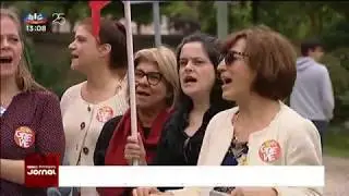 Enfermeiros do hospital Amadora-Sintra em protesto e greve parcial