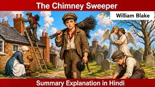 The chimney sweeper by william blake in hindi summary explanation // the chimney sweeper