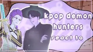 💫KPOP DEMON HUNTERS REACT TO 💫//GACHA// ( Jinu x Rumi 🤨☺️??)
