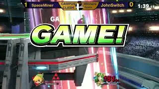 Campus Clash Fall 2023 - SSU | SpaceMiner (Toon Link) vs JohnSwitch (Palutena) - Pool A1 WSs
