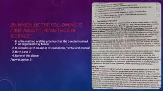 IGNOU fst-o1 solved question paper December 2019 with text clippings(omr type)
