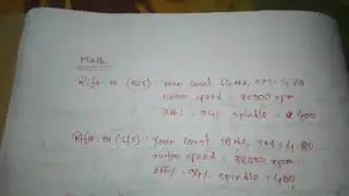Rotor Machine Production Calculation  | Textile Math | Spinning Mill
