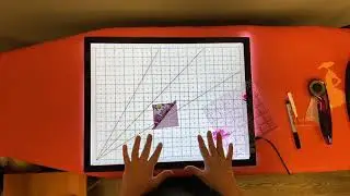 Trimming half-square triangles