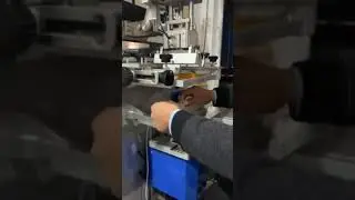 Screen Printting Golden Color By Semi-auto Screen Printing Machine DM-400