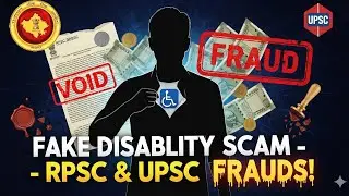 Fake Disability Scam EXPOSED! RPSC & UPSC Frauds! #JobScam #RPSC #UPSC #psiexam