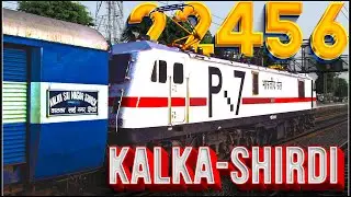 22456 | Kalka - Sainagar Shirdi SF Express | MSTS  | Indian Train Simulator |  #train #shorts