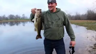 Pond Fishing For Big Cold Water Bass
