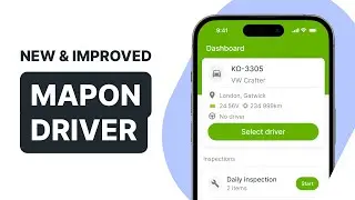 Mapon Driver Mobile App | Fleet & Employee Management From Your Phone