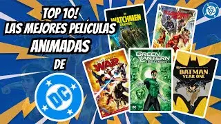 TOP 10: LAS MEJORES PELÍCULAS ANIMADAS DE DC! 📽️🎬✨