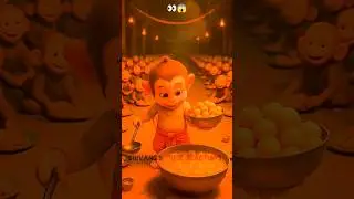 Hanuman ji is feeding sweets 👏 #shorts #shortsfeed #shortsviral #funny #comedy