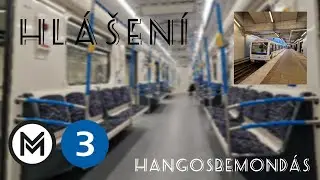 [BKK] Hlášení / Hangosbemondás - metro M3 (Szalóczy Pál)