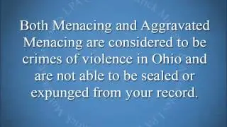 What Is The Penalty For Menacing In Ohio?