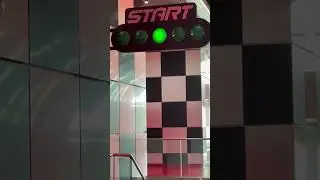 Formula Rossa Rollercoaster Ride in Abu Dhabi, Ferrari World with a top speed of 240km per hour