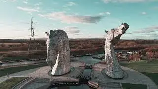 Scottish drone montage Scott shot