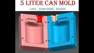 5 liter can mold - Blow mold